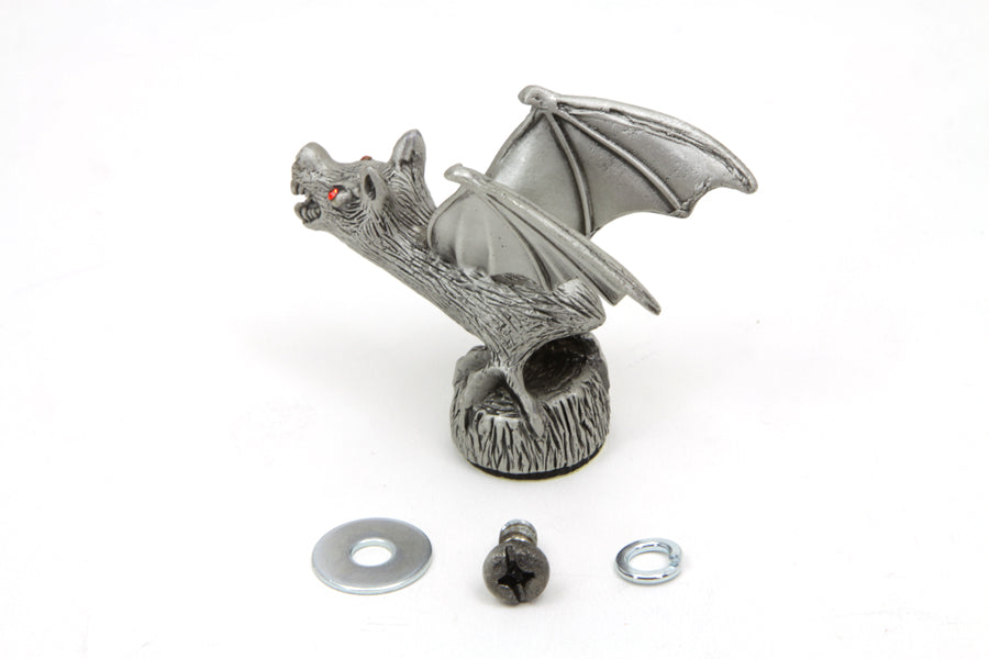 HARLEY Bat Front Fender Tip Ornament Chrome fits 0- Custom, application for front fenders.