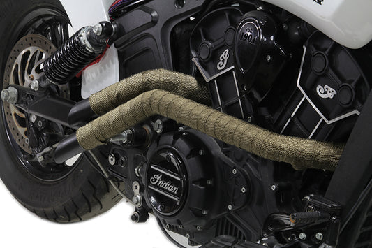 HARLEY Copper Fiberglass Exhaust Wrap Fits 0- Custom, application