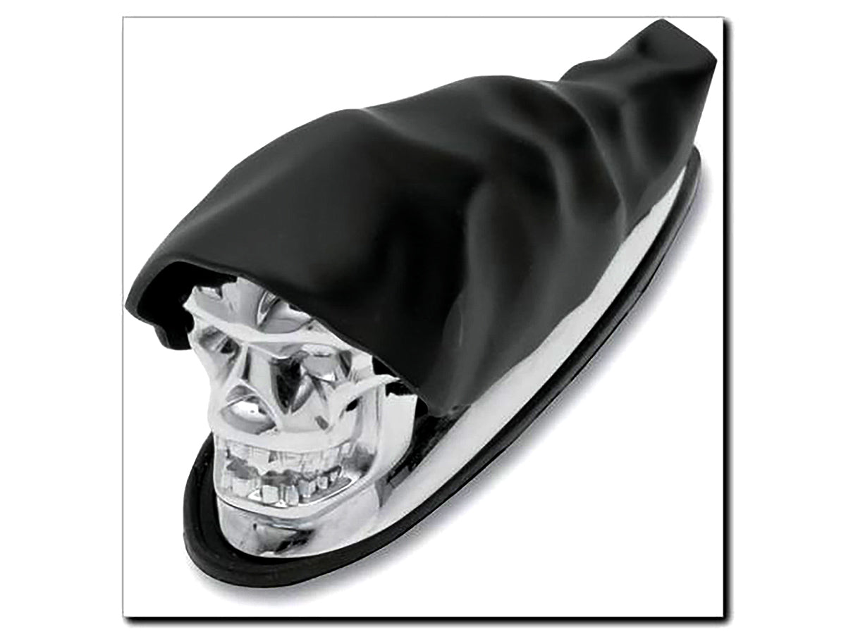 HARLEY Chrome Skull Fender Ornament fits 0- All, models