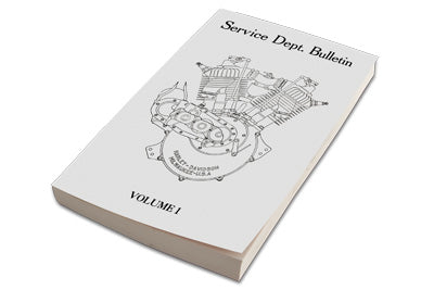 HARLEY Factory Service Bulletin for 1912-1926 Big Twin fits 1912-1919 F, 1920-1926 J,