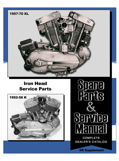 HARLEY XL/K Parts and Service Manual fits 1952-1956 K, 1957-1970 XL,
