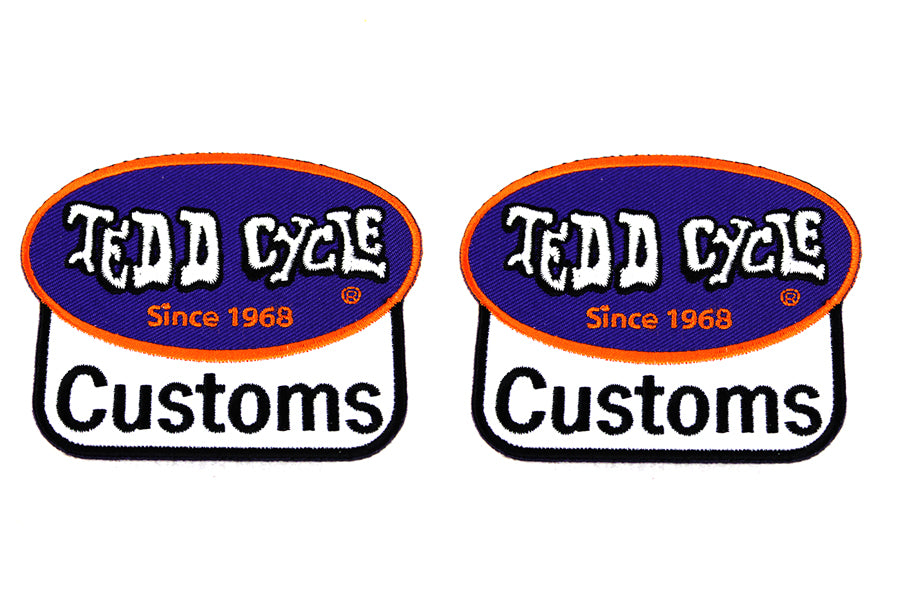 HARLEY Tedd Cycle Parts and Service Patch Set fits 0- All, models