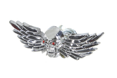 HARLEY Skull with Wings Medallion Set fits 0- All,