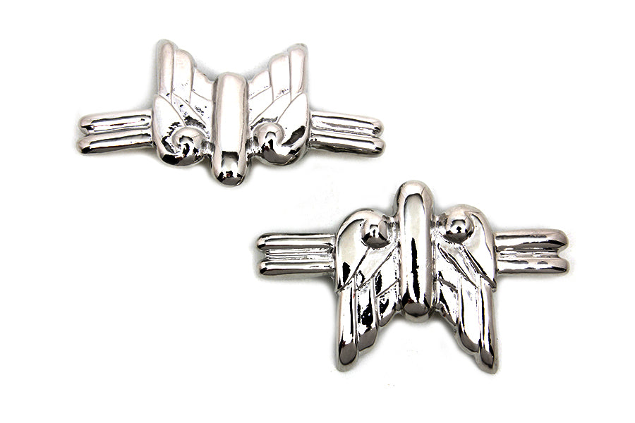 HARLEY Flying Fender Medallion Set fits 0- Custom, application