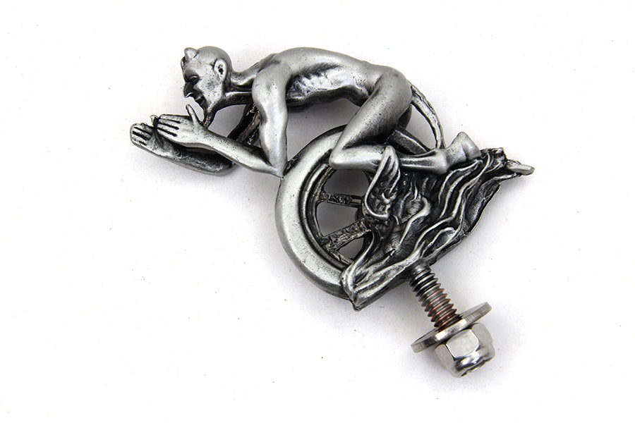 HARLEY Devil and Wheel Fender Ornament fits 0- All, models