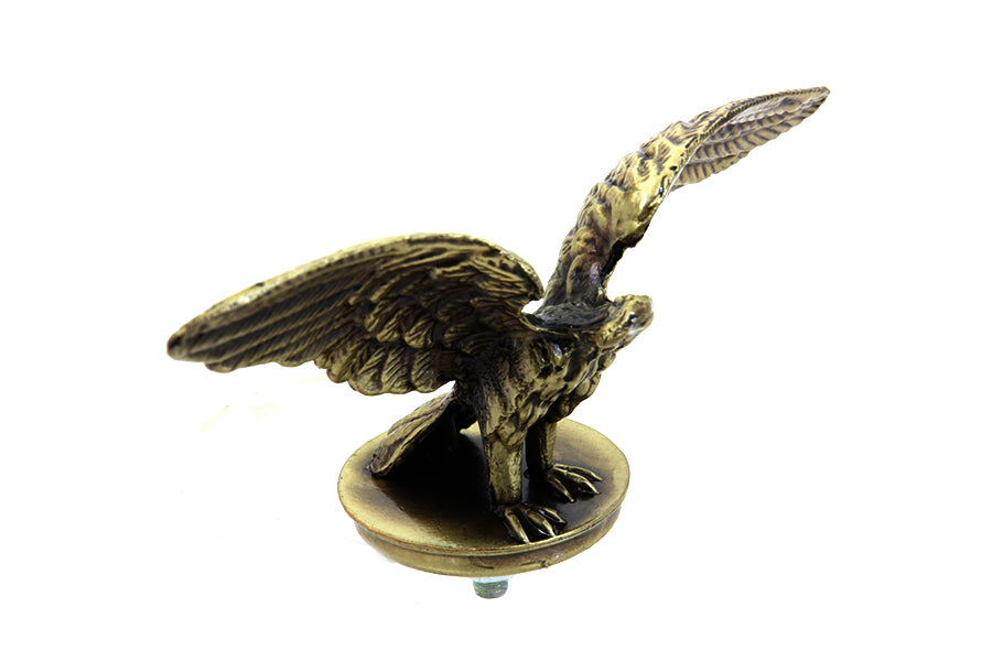 HARLEY Bronze Eagle Fender Ornament fits 0- Custom, Application for front or rear fender.