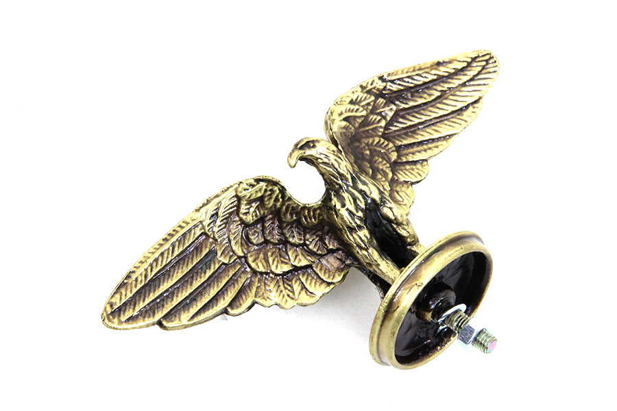 HARLEY Bronze Eagle Fender Ornament fits 0- Custom, Application for front or rear fender.