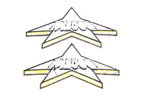 HARLEY Docent Star Patch Set Fits 0- All,