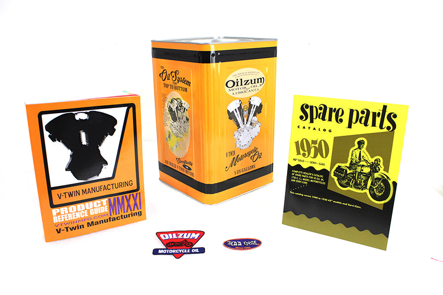 HARLEY 45 inch WL and Servi-Car Parts Book/Patch Kit fits 1937-1952 W, 1937-1973 G,