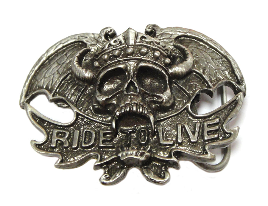 HARLEY Ride To Live Belt Buckle fits 0- All,
