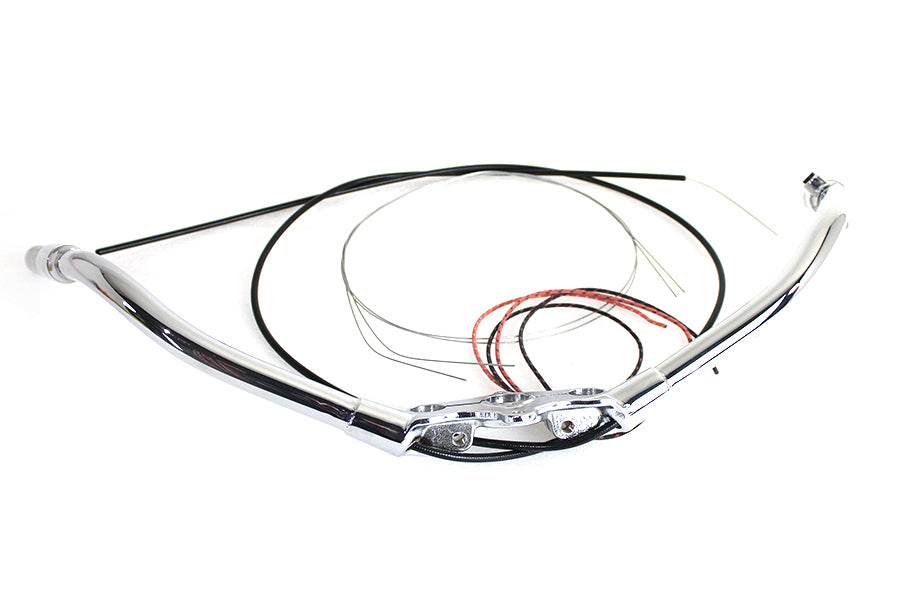 HARLEY Spring Fork Handlebar Assembly Chrome fits 1936-1946 EL, 1936-1952 W, 1941-1946 FL,