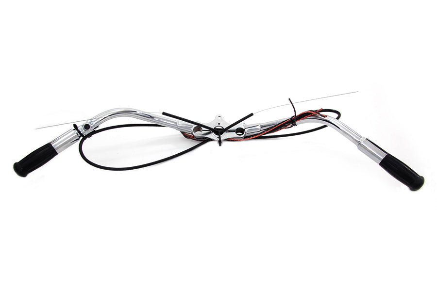 HARLEY Spring Fork Handlebar Assembly Chrome fits 1936-1940 EL, 1941-1945 FL, 1929-1952 WL, 1929-1958 G, 1938-1945 UL,