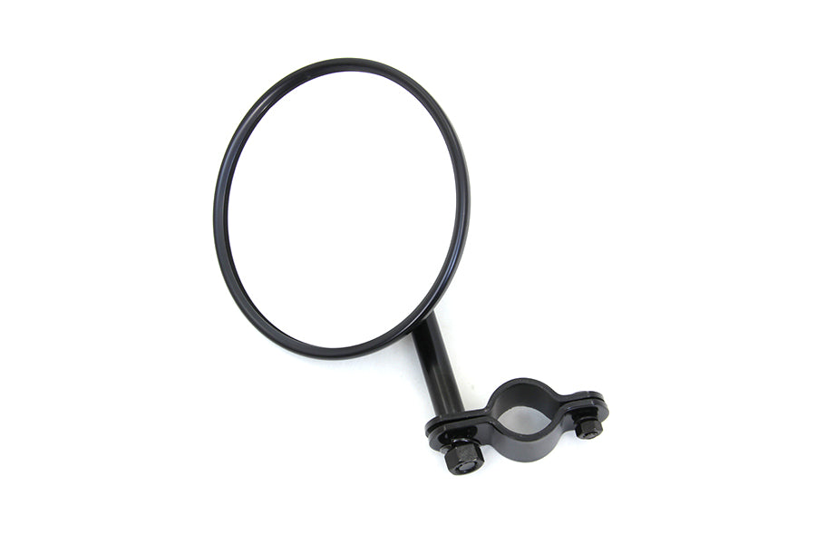 HARLEY Spring Fork Black 5 inch Mirror fits 1941-1945 FL, 1936-1940 EL, 1934-1936 VL, 1934-1952 WL, 1934-1957 G, 1937-1948 UL,