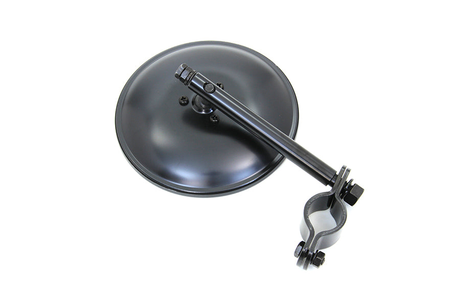 HARLEY Spring Fork Black 5 inch Mirror fits 1941-1945 FL, 1936-1940 EL, 1934-1936 VL, 1934-1952 WL, 1934-1957 G, 1937-1948 UL,