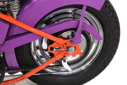 HARLEY 16 inch Star Hub Wheel Cover Set Chrome fits 1949-1966 FL, front 1958-1971 G, front 1941-1957 FL, rear 1937-1953 EL, rear