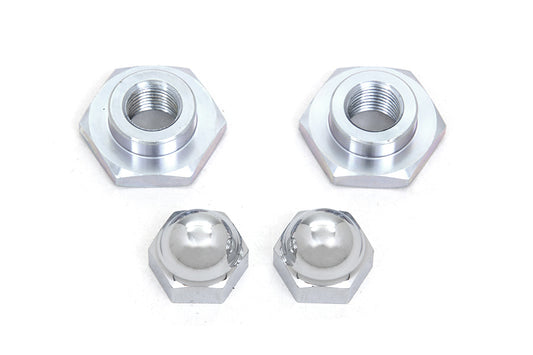 HARLEY Spring Fork Rod Top Nut Set Fits 1936-1948 EL, 1936-1952 WL, 1936-1957 G, 1937-1948 UL,