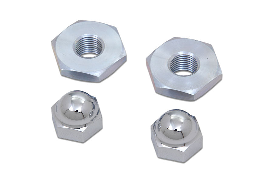 HARLEY Spring Fork Rod Top Nut Set fits 1936-1948 EL, 1936-1952 WL, 1936-1957 G, 1937-1948 UL, 1941-1948 FL,