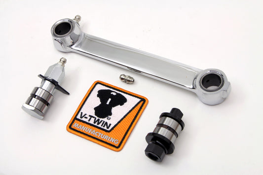 HARLEY Chrome Front Brake Shackle Bar Kit Fits 1941-1948 U, 1941-1949 EL, 1941-1949 FL, 1941-1