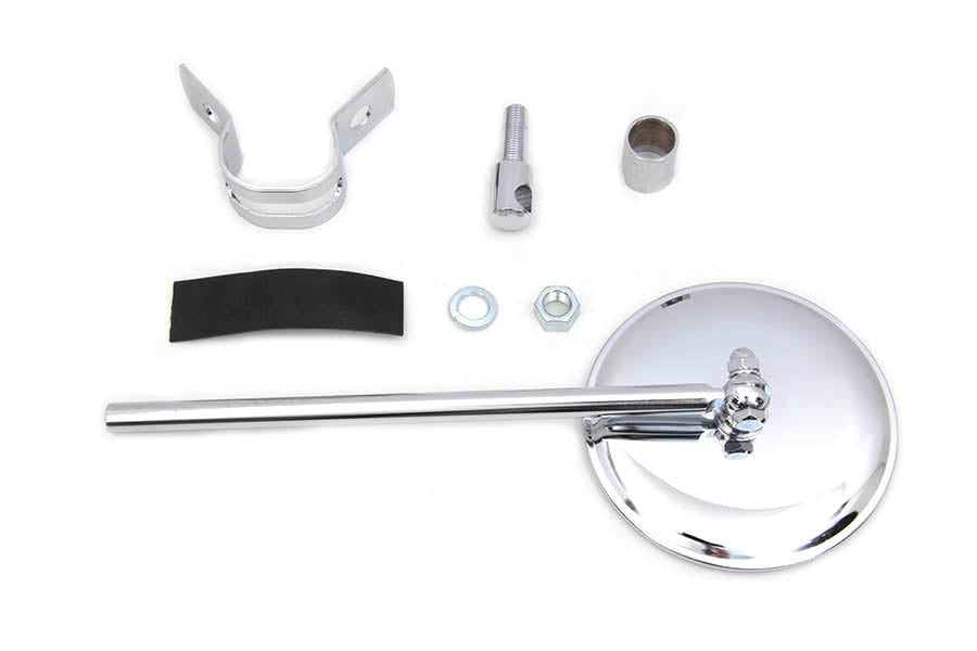 HARLEY Replica Round Mirror Chrome fits 1922-1953 Chief, 1920-1946 Scout,