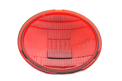 HARLEY Replica Headlamp Glass Lens Red fits 1936-1940 EL, 1941-1948 FL,