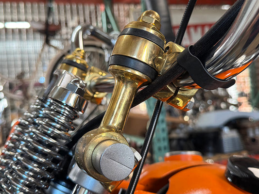 HARLEY Brass Flanders Riser Kit fits 1936-1948 EL, 1936-1952 W, 1936-1957 G, 1941-1945 FL,