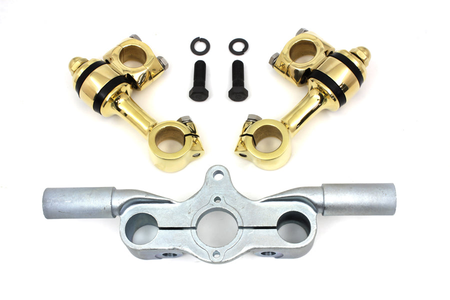 HARLEY Brass Flanders Riser Kit fits 1936-1948 EL, 1936-1952 W, 1936-1957 G, 1941-1945 FL,