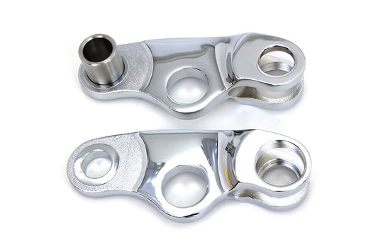 HARLEY Chrome Spring Fork Rocker Set Fits 1997-2007 FLSTS,