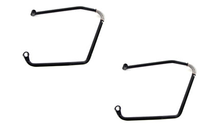 HARLEY Black Adjustable Saddlebag Support Kit Fits 0- Custom, application
