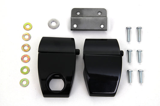HARLEY Wyatt Gatling Black Tour-Pak Luggage Latch Kit Fits 2006-2013 FLT,