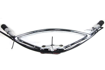 HARLEY Spring Fork Inline Handlebar Chrome fits 1936-1940 EL, 1941-1945 FL, 1936-1952 WL, 1936-1958 G, 1938-1945 UL,