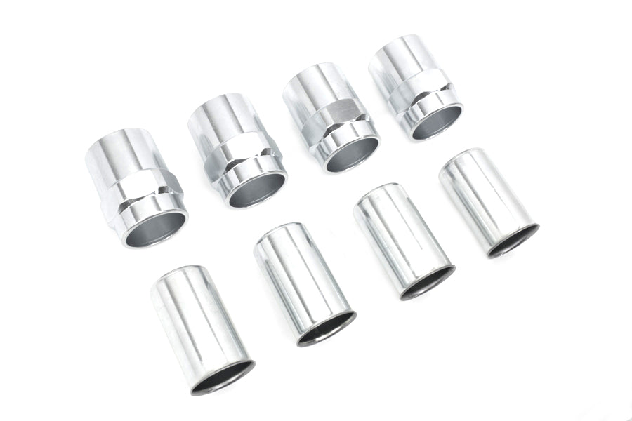 HARLEY Replica Valve Cover Kit Zinc fits 1936-1941 GD, 1936-1963 G, 1936-1973 GE, 1937-1941 WLDR, 1937-1942 WL, 1937-1942 WLD, 1941-1944