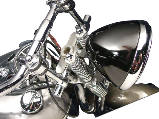 HARLEY Spring Fork Top Triple Tree Inline Chrome fits 1936-1940 EL, 1941-1945 FL, 1929-1952 WL, 1929-1957 G, 1938-1945 UL,