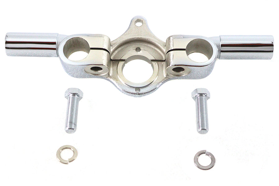 HARLEY Spring Fork Top Tree Offset Chrome fits 1946-1948 FL, 1946-1948 UL,