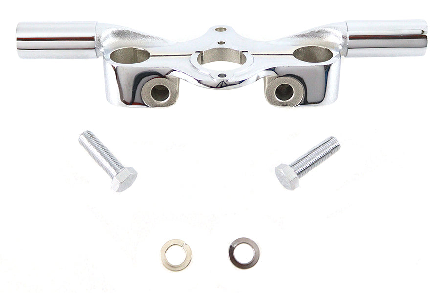 HARLEY Spring Fork Top Tree Offset Chrome fits 1946-1948 FL, 1946-1948 UL,