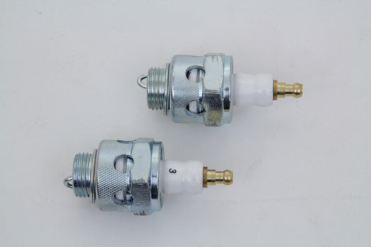 HARLEY Replica 18mm Spark Plug Set Fits 1936-1947 EL, 1941-1947 FL, 1937-1947 UL,