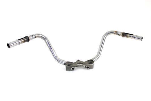 HARLEY WR Hillclimber Spring Fork Inline Handlebar Raw Fits 1936-1945 EL, 1936-1952 W, 1941-1945