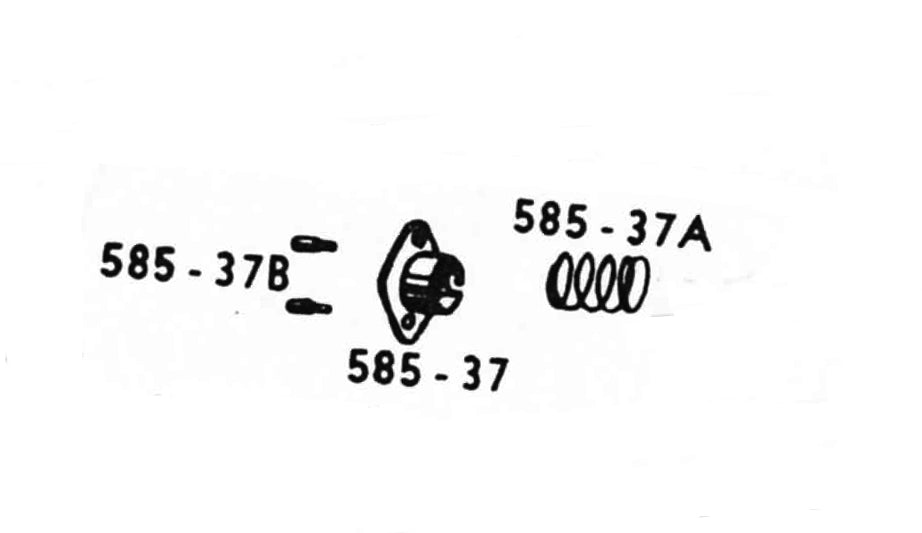 HARLEY Breather Spring Kit fits 1937-1973 G, 1937-1952 W, 1937-1948 U,