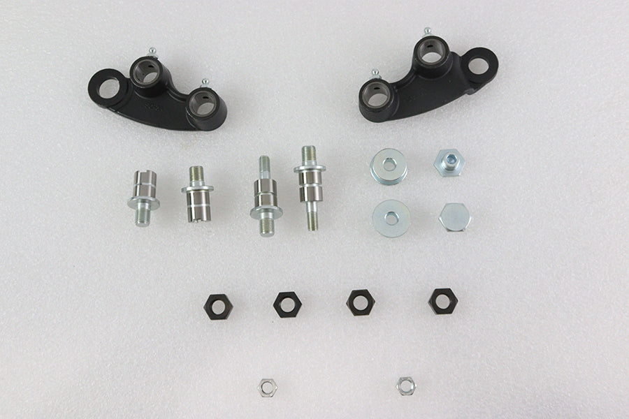HARLEY Spring Fork Rocker Set Black fits 1937-1939 UL, 1930-1936 VL, 1936-1939 EL,