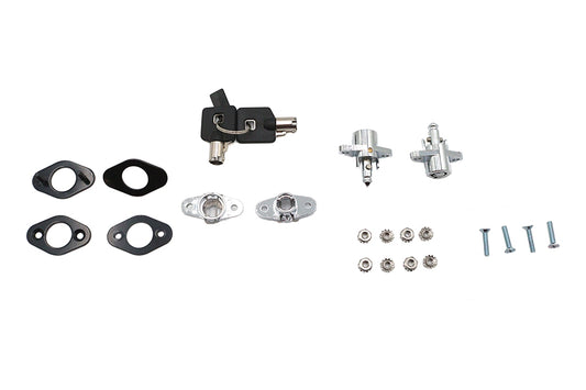 HARLEY Universal Saddlebag Lock Kit Fits 0- All, models except FLHRC/FLHRS
