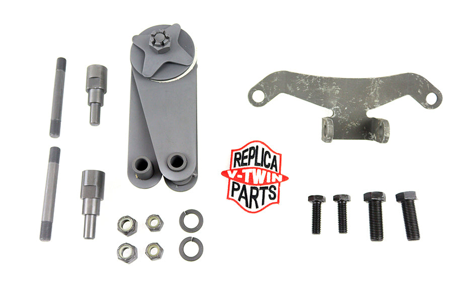 HARLEY WR Parkerized Spring Fork Scissor Steering Damper Kit fits 1936-1948 EL, 1941-1948 FL, 1937-1952 W, 1937-1957 G,