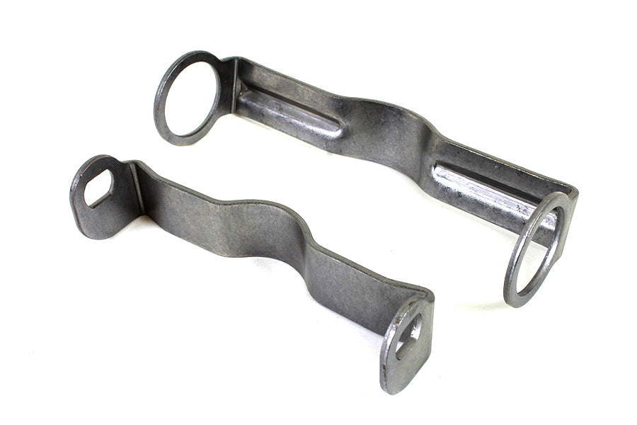 HARLEY Raw Spring Fork Shock Bracket Set fits 1936-1948 EL, 1936-1952 W, 1941-1948 FL, 1941-1957 G,