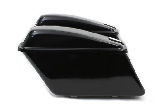 HARLEY Replica Saddlebag Set Black fits 1963-1984 FL,