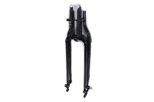 HARLEY 22 inch Inline Spring Fork Assembly Black Fits 1941-1946 FL, 1937-1946 UL,