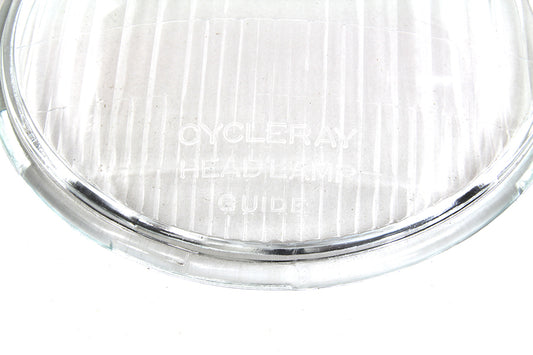 HARLEY Replica Headlamp Glass Lens Clear Fits 1936-1940 EL, 1941-1948 FL,