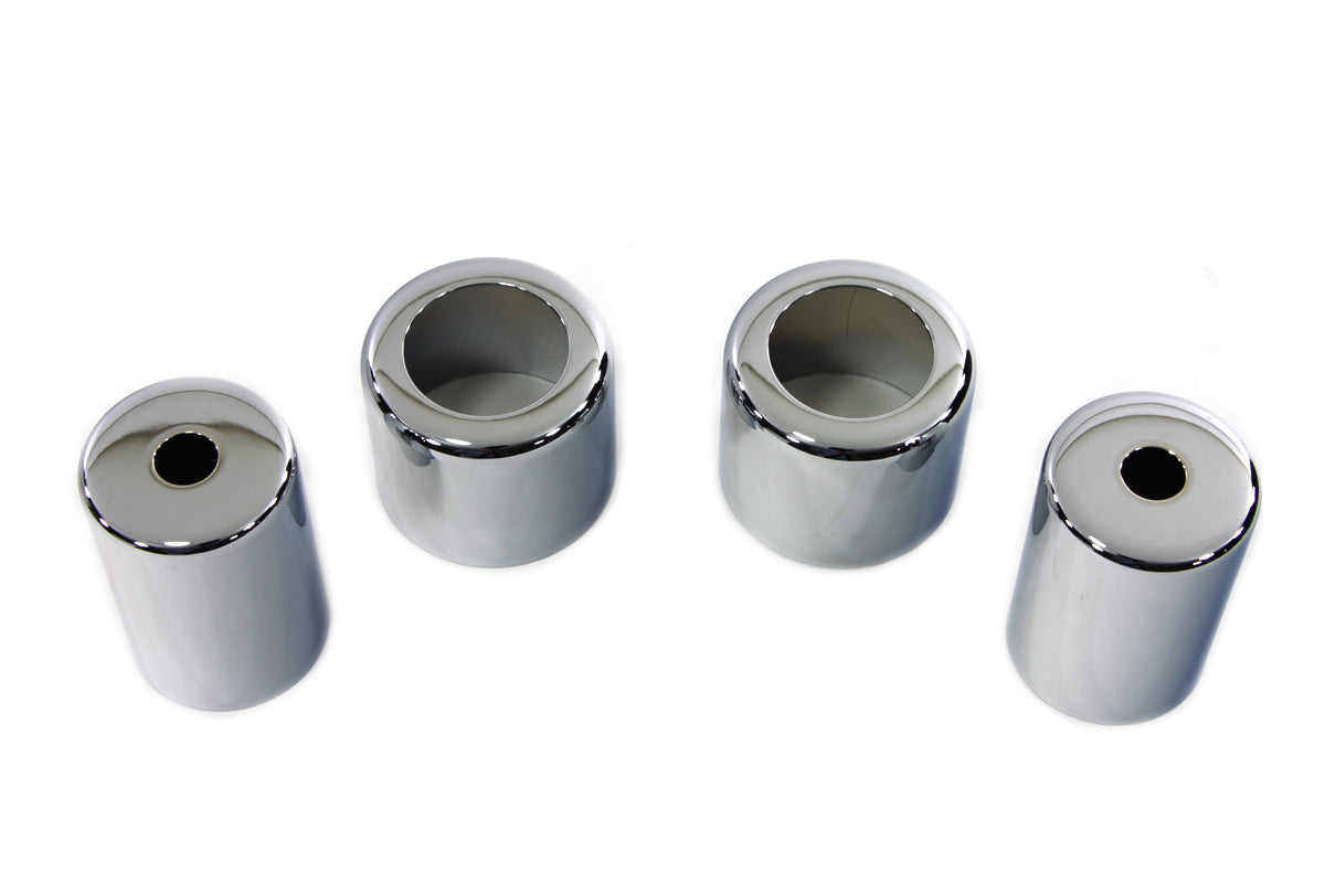HARLEY Chrome Spring Fork Spring Cover Set fits 1936-1940 EL, 1941-1948 FL, 1937-1948 UL, 1936-1952 WL, 1936-1957 G,