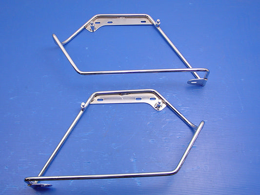 HARLEY Chrome Saddlebag Mount Bracket Set Fits 1978-1984 FLH,
