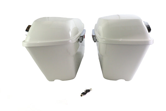 HARLEY Saddlebag Kit White Fits 2014-UP FLT,