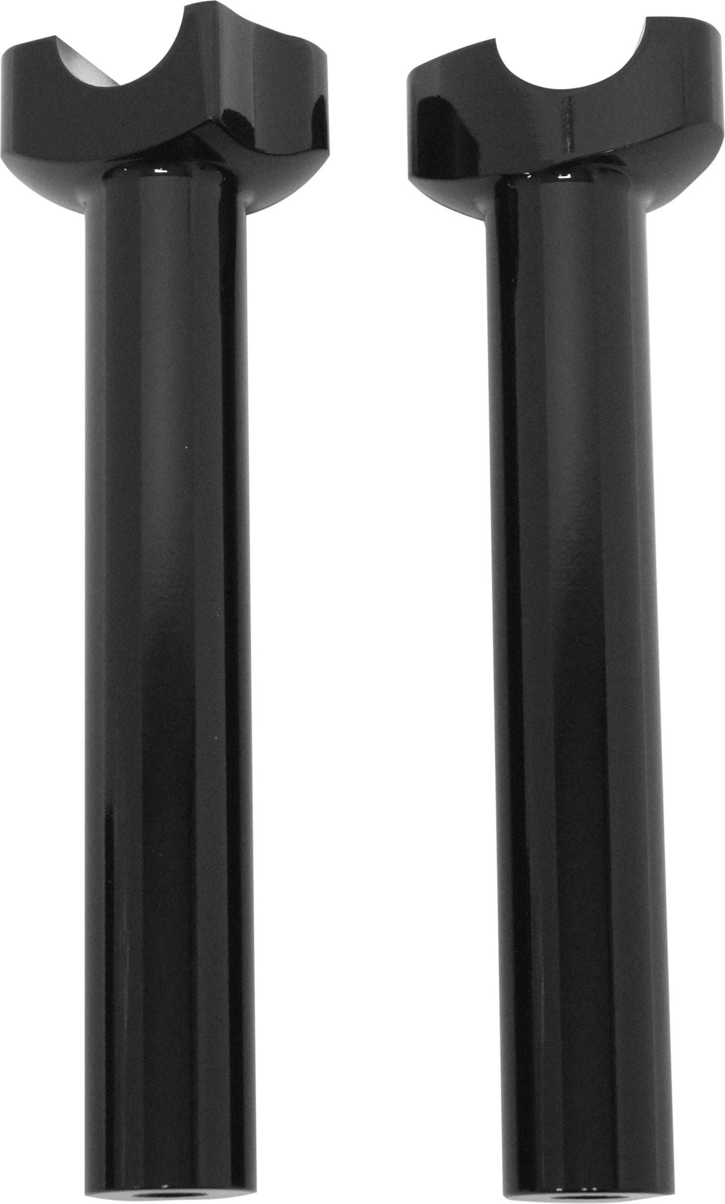 HARLEY HARDDRIVE H-BAR RISERS 8.5" STRAIGHT BLACK 04-561