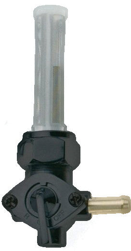 HARLEY HARDDRIVE PETCOCK 13/16" BUNG RIGHT SPIGOT BLACK 11404