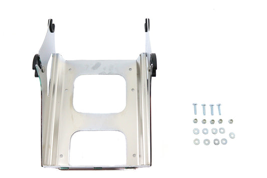 HARLEY Quick Detach Tour Box Mount Kit Chrome Fits 2009-2013 FLHT, 2009-2013 FLTR, 2009-2013 FLH